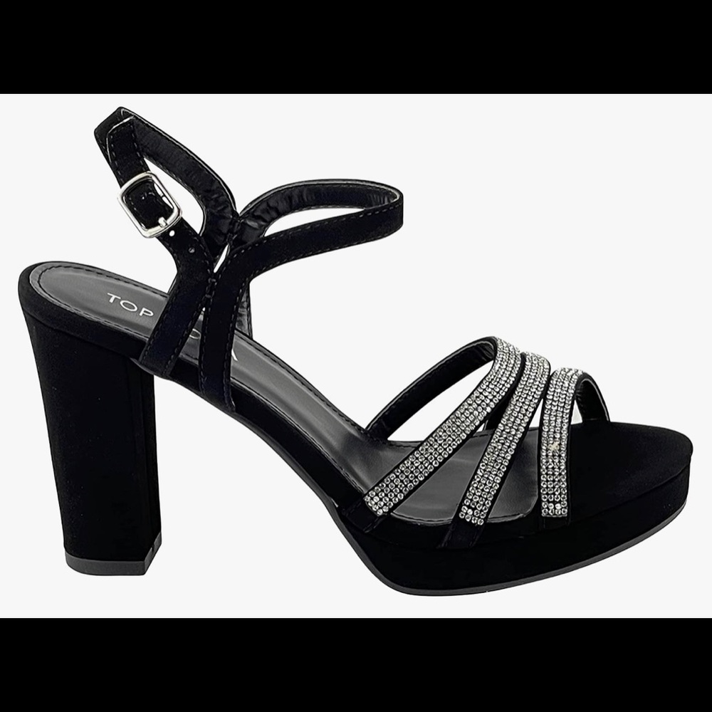 COPY - NWT Rhinestone Sandal High Heeled Pumps